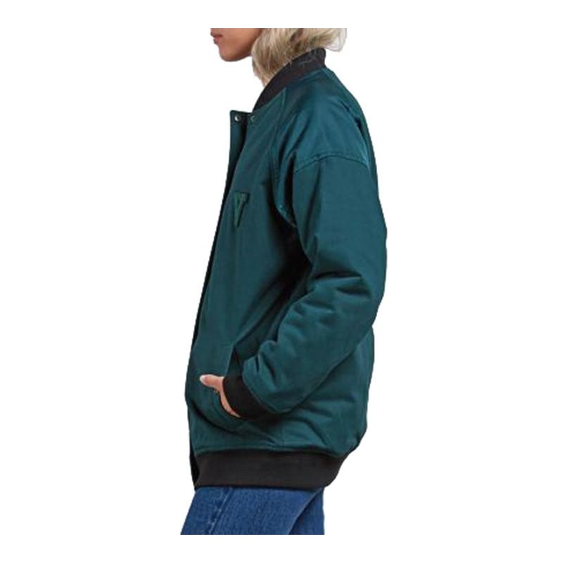 Volcom Not Half Bomber Jacket Evergreen