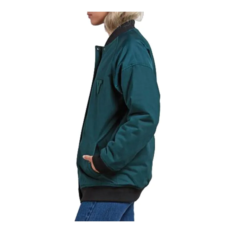Volcom Not Half Bomber Jacket Evergreen