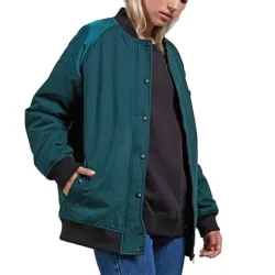Volcom Not Half Bomber Jacket Evergreen
