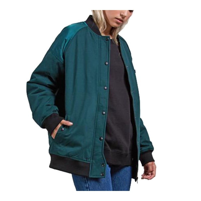 Volcom Not Half Bomber Jacket Evergreen