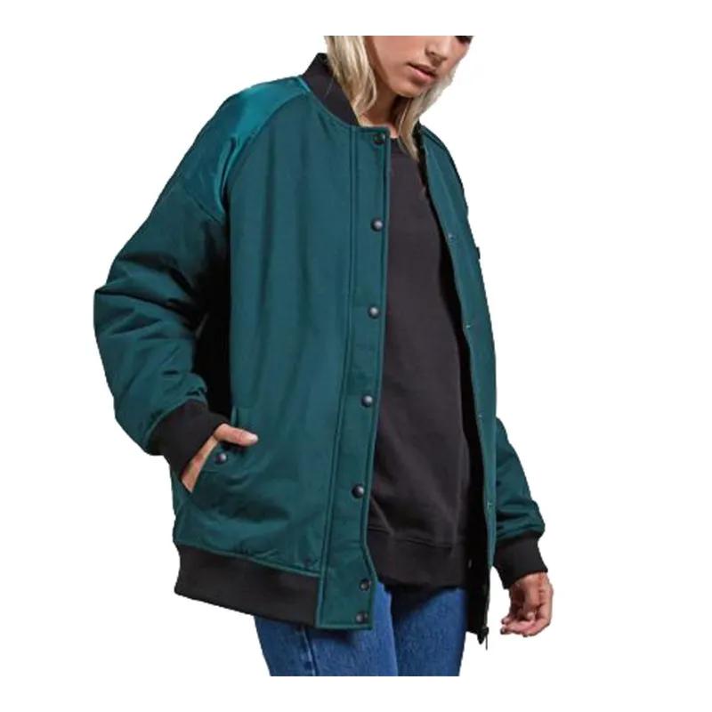 Volcom Not Half Bomber Jacket Evergreen