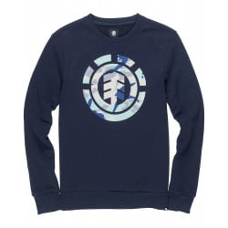 Element Spirit Camo Crew Sweatshirt Kids Eclipse Navy