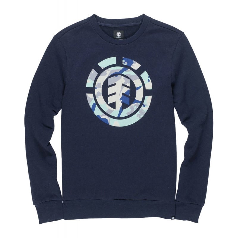 Element Spirit Camo Crew Sweatshirt Kids Eclipse Navy Element Spirit Camo Crew Sweatshirt Kids Eclipse Navy