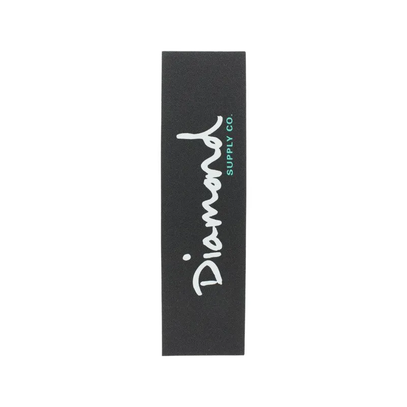 Diamond Og Script White Griptape Sheet 9.0