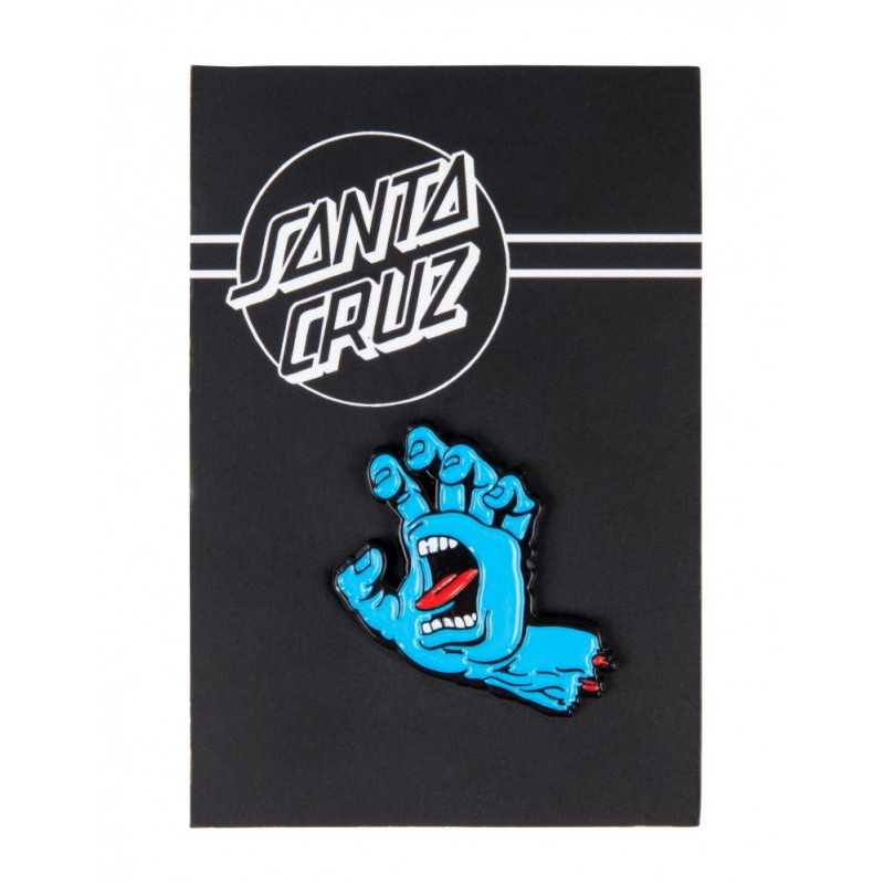 Santa Cruz Screaming Hand Pin Blue Santa Cruz Screaming Hand Pin Blue