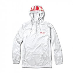 Primitive Nuevo Collegiate Anorak Jacket White