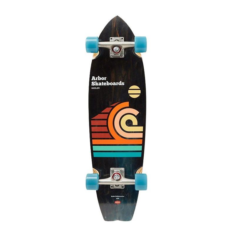 Arbor Sizzler Artist Series Draplin 31" - Cruiser Skateboard Complete Arbor Sizzler Artist Series Draplin 31" - Cruiser Skateboard Complete