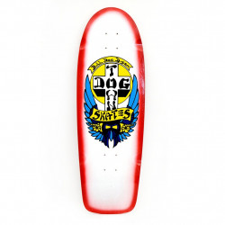 Dogtown OG Classic Bulldog Deck White Red Fade 10" - Deck Only