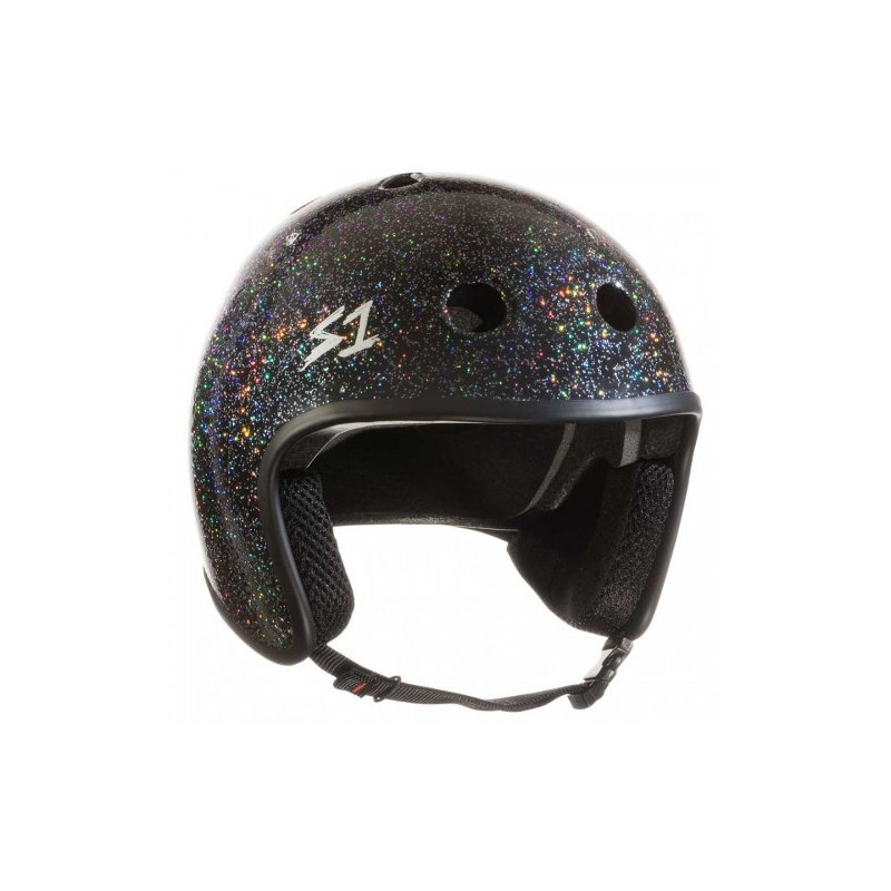 S-One Retro Lifer Helmet Black Glitter S-One Retro Lifer Helmet Black Glitter