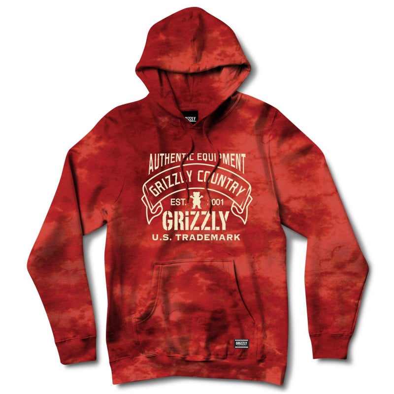 Grizzly Country Hoodie Rust