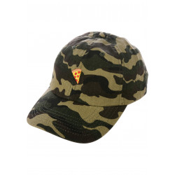 Pizza Skateboards Emoji Dad Cap Camo
