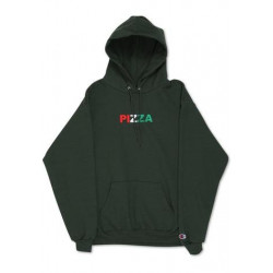 Pizza Skateboards Tri Color Champion Hoodie Alpine Green