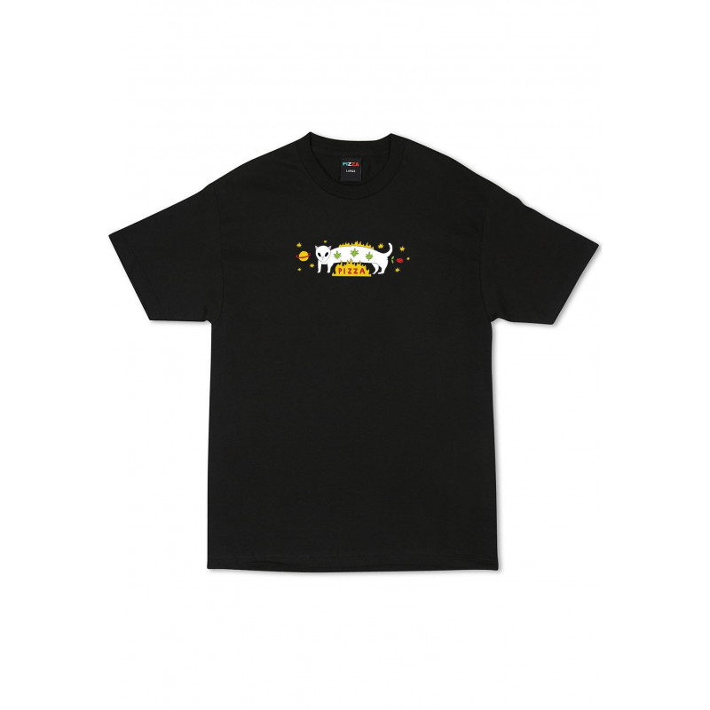 Pizza Skateboards Influencer T-Shirt Black