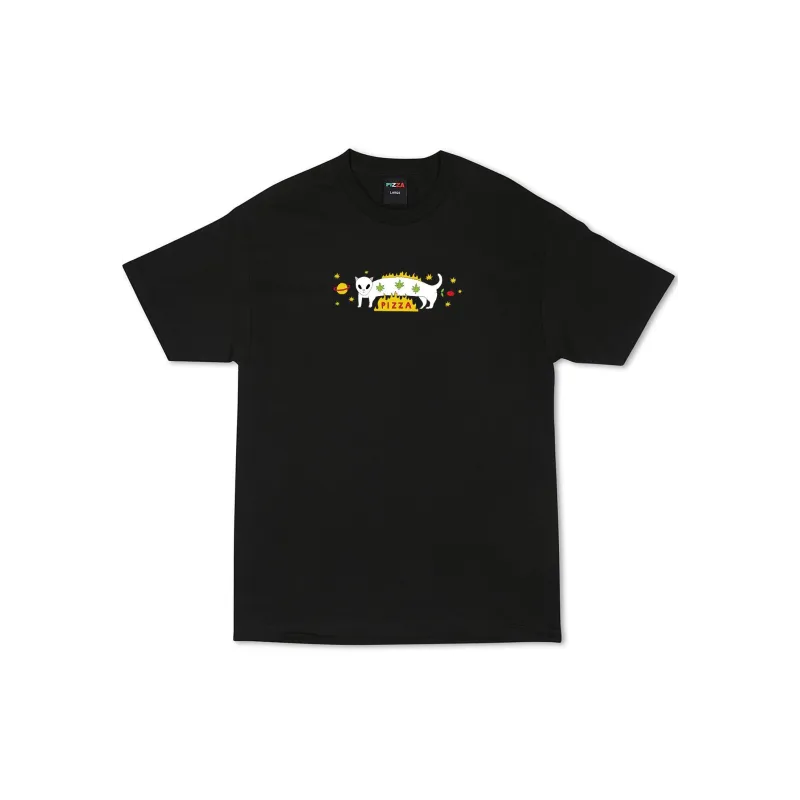 Pizza Skateboards Influencer T-Shirt Black