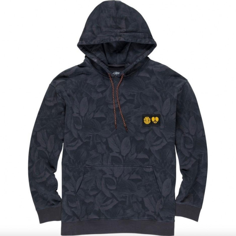 Element Griffin Leaf Camo Hoodie Flint Black