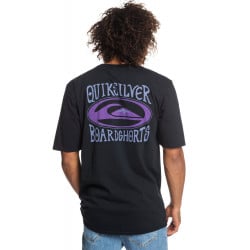 black quiksilver t shirt