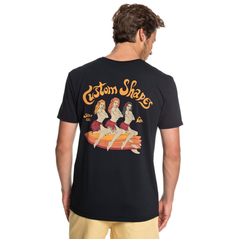 Quiksilver Kustom Shapes T-Shirt Black Quiksilver Kustom Shapes T-Shirt Black