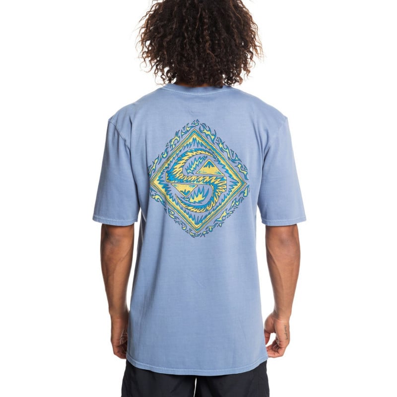 Quiksilver Quik tribe T-Shirt Blue Quiksilver Quik tribe T-Shirt Blue