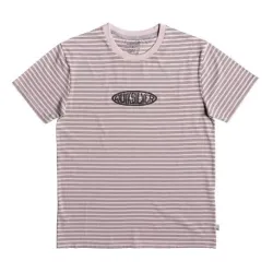 Quiksilver OG Stripes & Art T-Shirt Lila