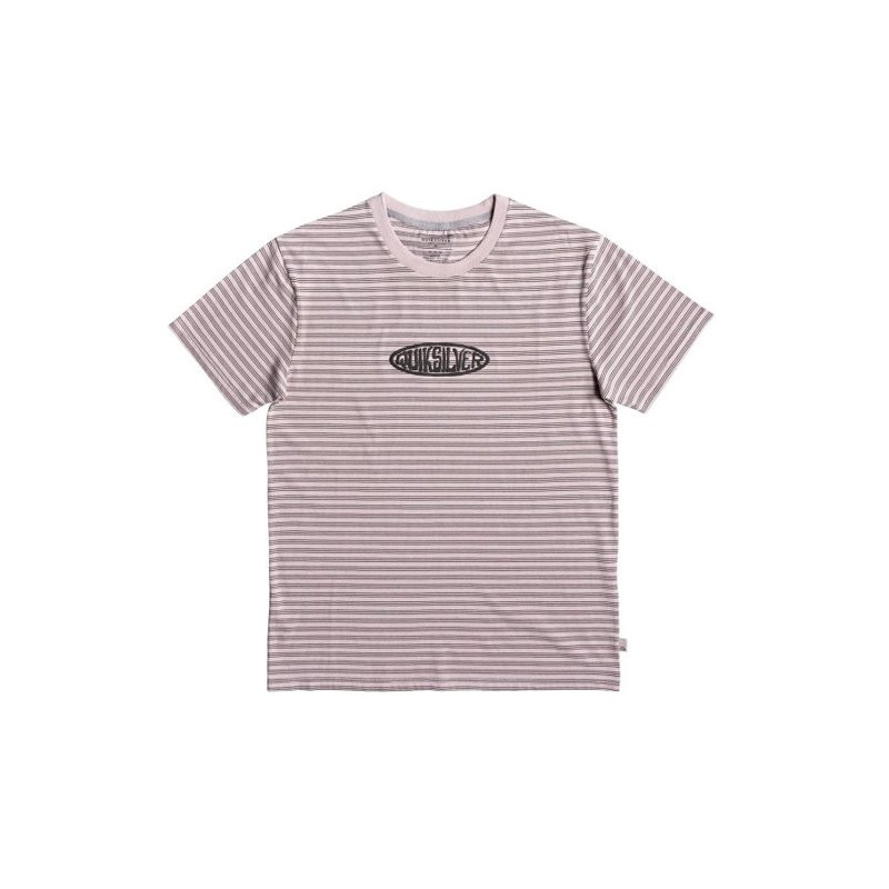 Quiksilver OG Stripes & Art T-Shirt Lila