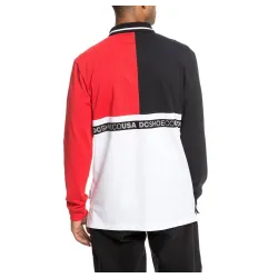 DC Walkley Longsleeve Polo Black