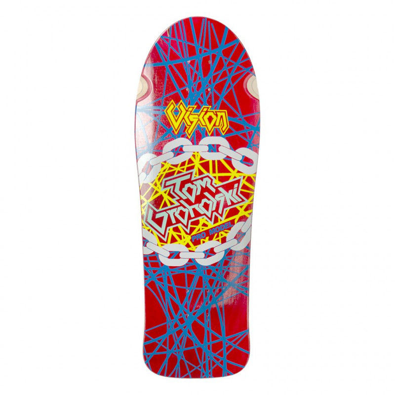 Vision Groholski Heavy Metal Stained Veneer 9.75" - Old School Skateboard Deck Vision Groholski Heavy Metal Stained Veneer 9.75" - Old School Skateboard Deck