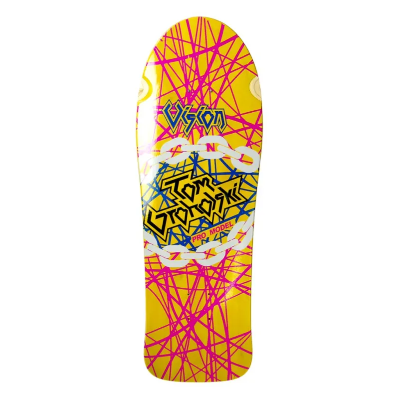 Vision Groholski Heavy Metal Stained Veneer 9.75" - Old School Skateboard Deck