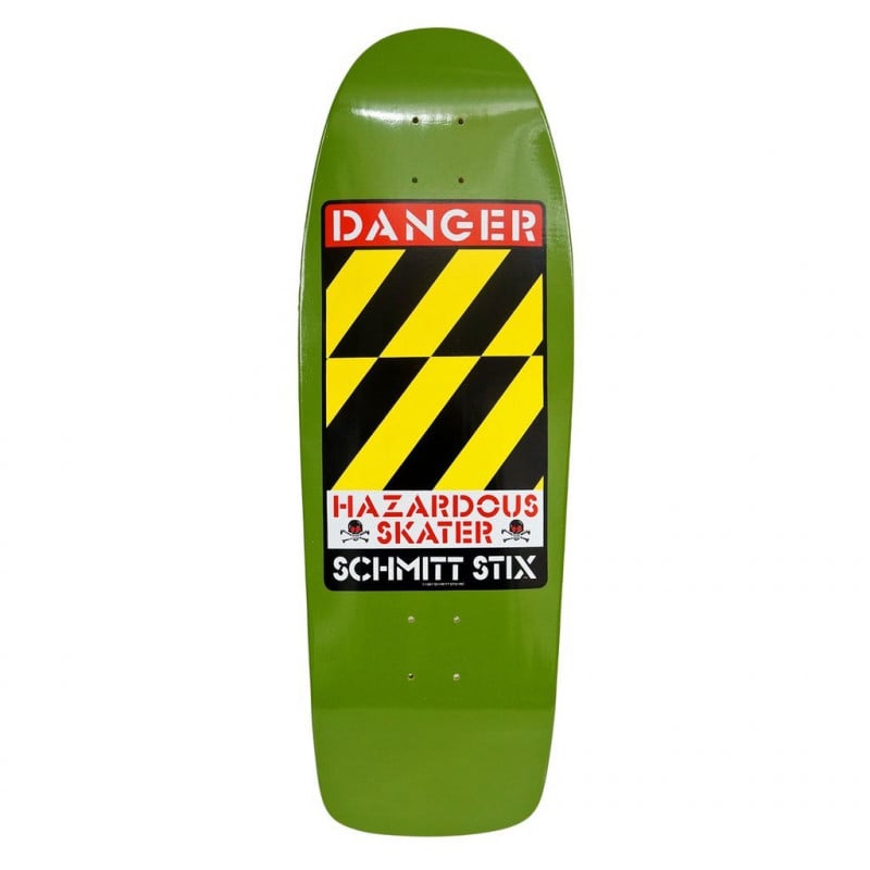 Schmitt Stix Danger 10.125" - Old School Skateboard Deck