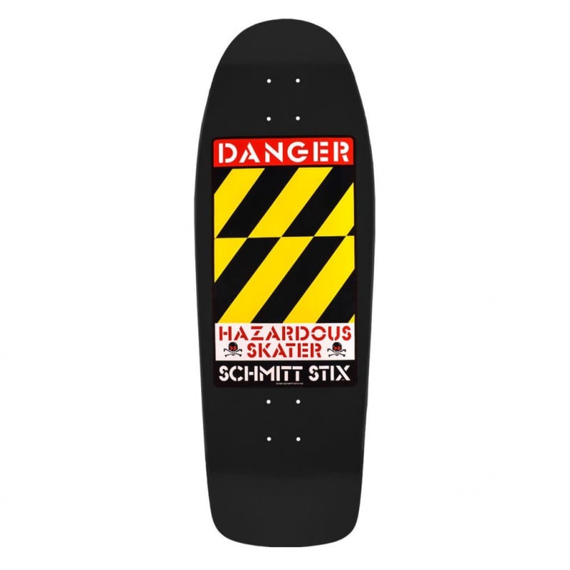 Schmitt Stix Danger 10.125" - Old School Skateboard Deck