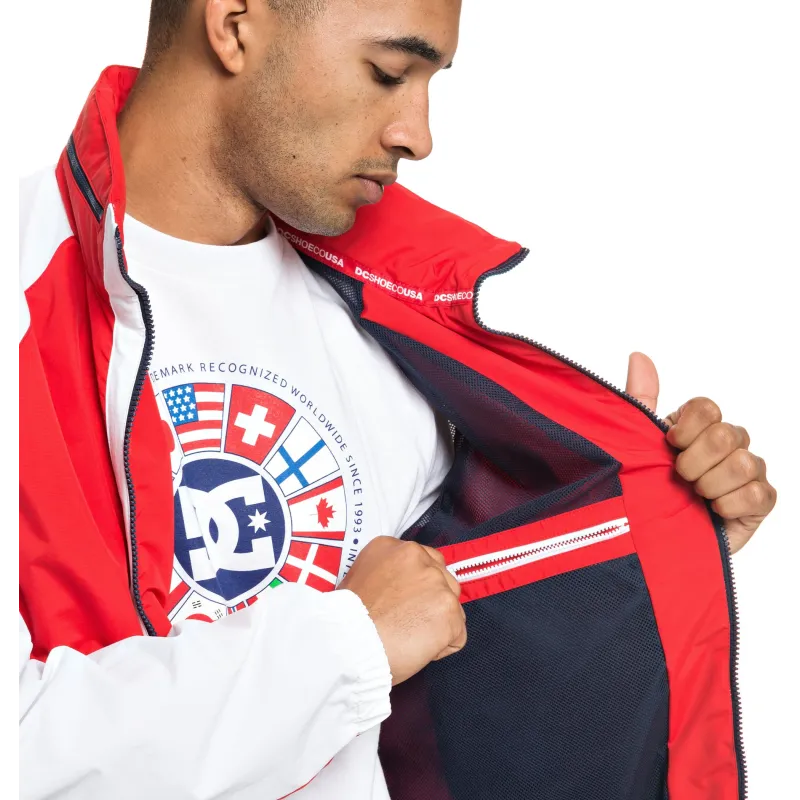 DC Rai Track Top Jacket Red