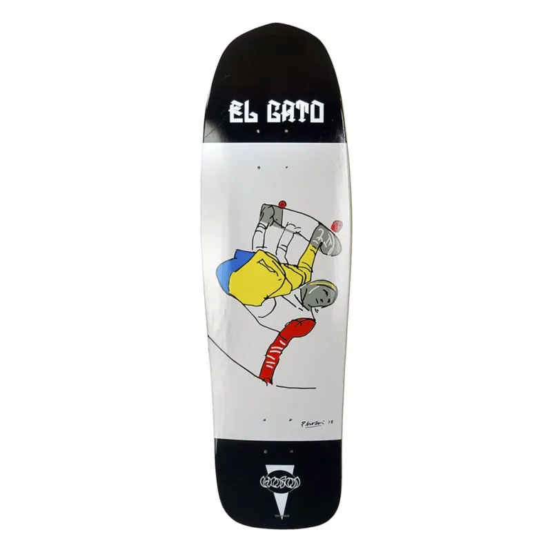 Hosoi Pro Team Handplant Series Eddie Elguera 9" Old School Skateboard Deck