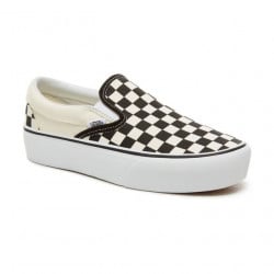 Vans Slip-On Platform Black&White Checkerboard Shoes