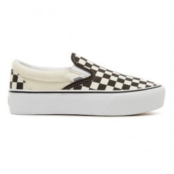 Vans Slip-On Platform Black&White Checkerboard Schoenen