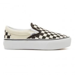 Vans Slip-On Platform Black&White Checkerboard Shoes