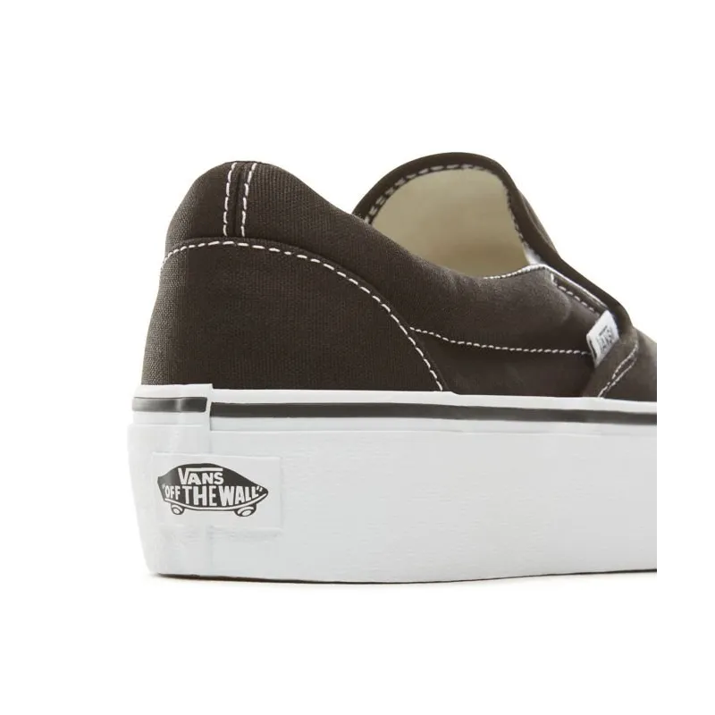 Vans Slip-On Platform Black/White Chaussures
