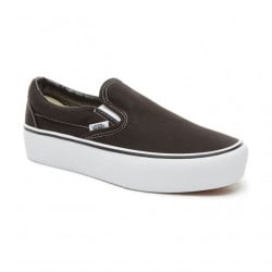 Vans Slip-On Platform Black/White Shoes