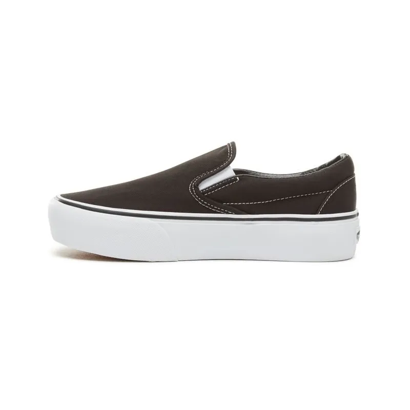 Vans Slip-On Platform Black/White Chaussures