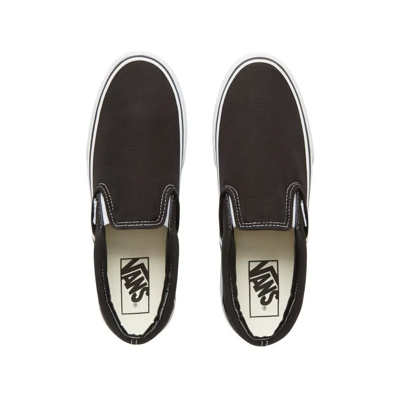 Vans Slip-On Platform Zwart/White Schoenen