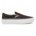 Vans Slip-On Platform Zwart/White Schoenen