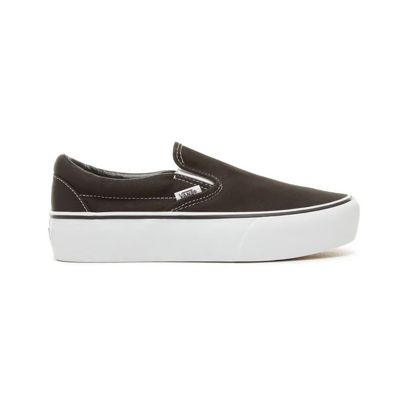 Vans Slip-On Platform Black/White Chaussures