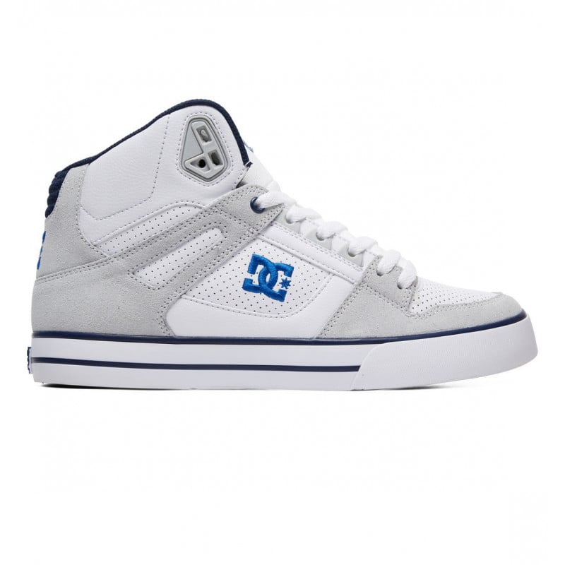 white high top skate shoes