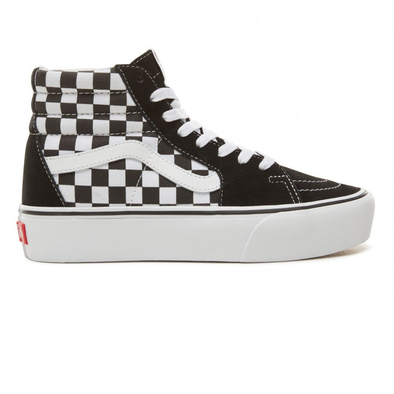 vans sk8 hi platform 2.0 checkerboard sneaker