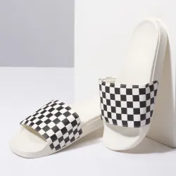 Vans Women's Slide-On Checkerboard White/Black