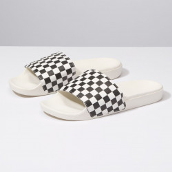 vans checkerboard slides mens
