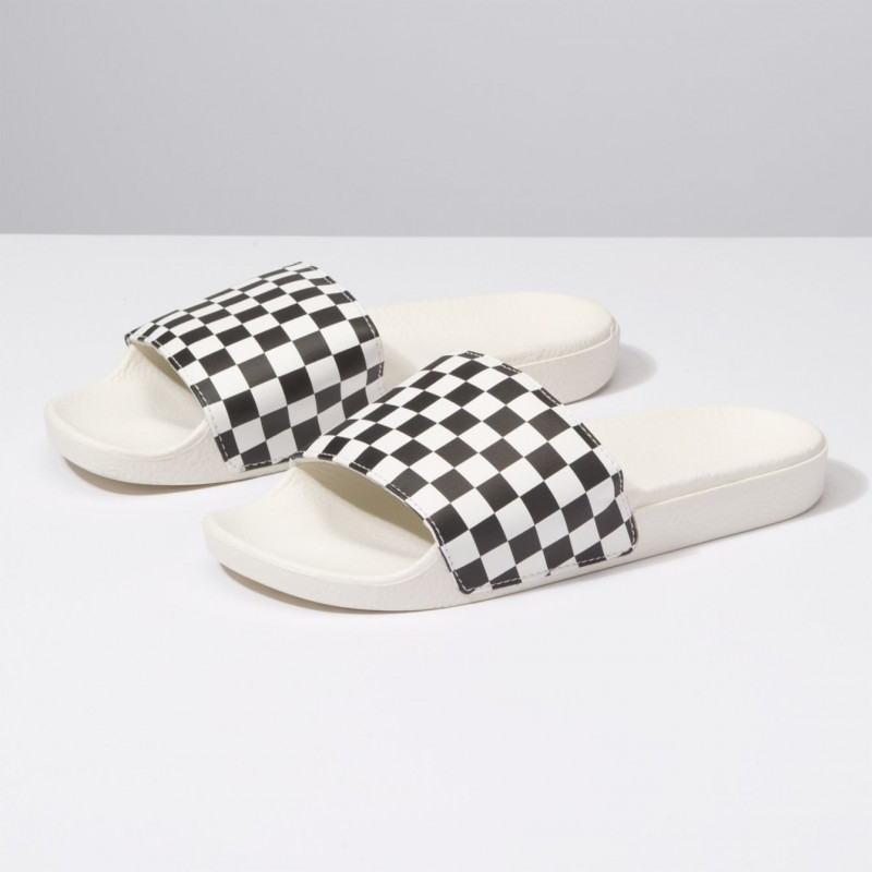 Vans Women's Slide-On Checkerboard White/Black