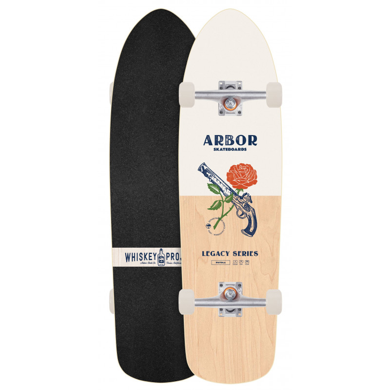 Arbor Pistola Legacy 'Rose Collection' 32.68" Cruiser Skateboard Complete