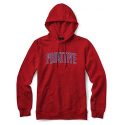 Primitive Collegiate Arch Outline Hoodie Red