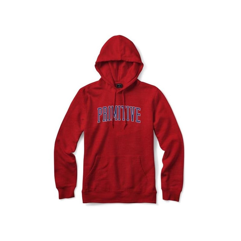 Primitive Collegiate Arch Outline Hoodie Red