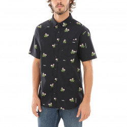 Vans Shade Short Sleeve Buttondown Shirt Night Rose