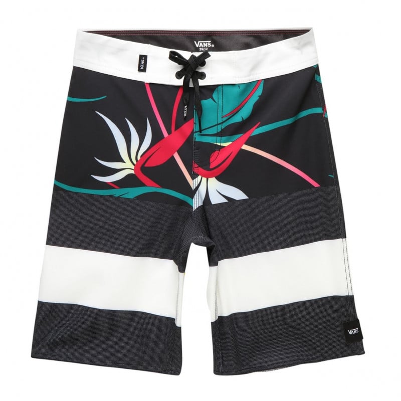 Vans Era Kids Boardshorts 18” Black Shade Floral at Europe's Skateboard Store